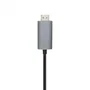 Aisens Cable Conversor USB-C a HDMI 4K@60Hz, 0.8m, Negro